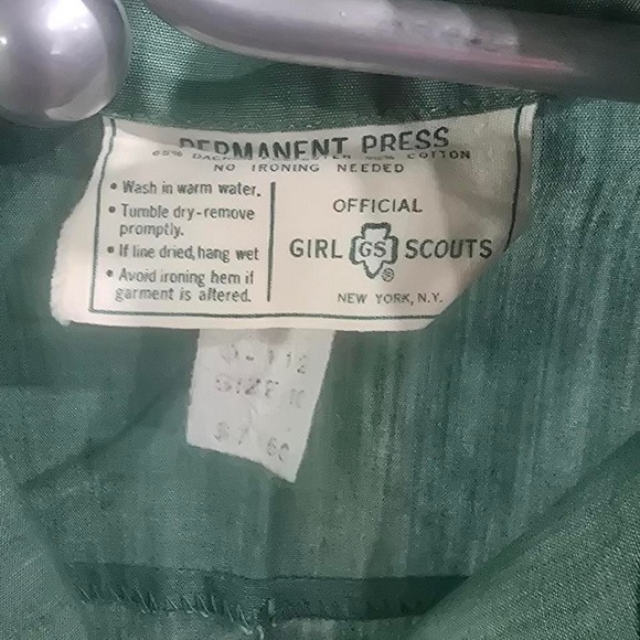 GIRLS VINTAGE GIRL SCOUT DRESS SIZE 10 - Picture 3 of 4